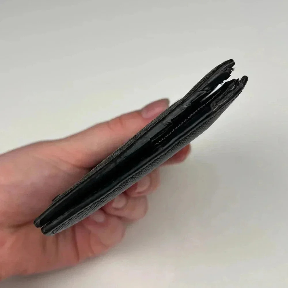 Prada Saffiano Banana Bifold Wallet - Picture 8 of 8